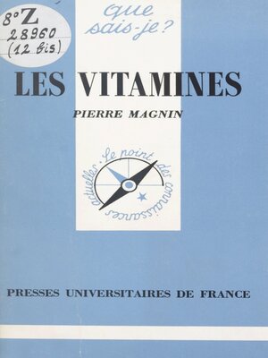 cover image of Les vitamines